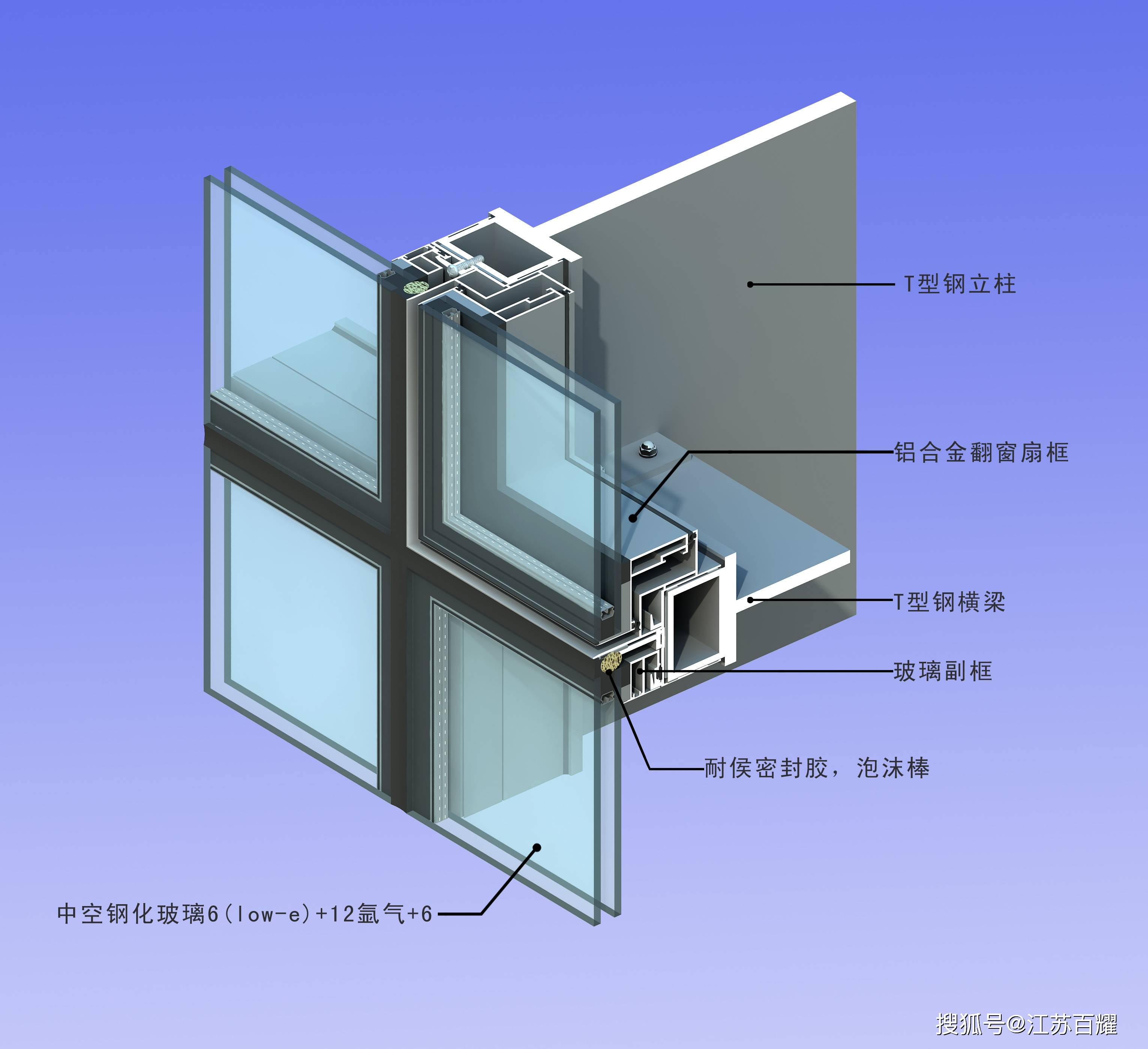 江苏世博建筑玻璃幕墙设计图汇总