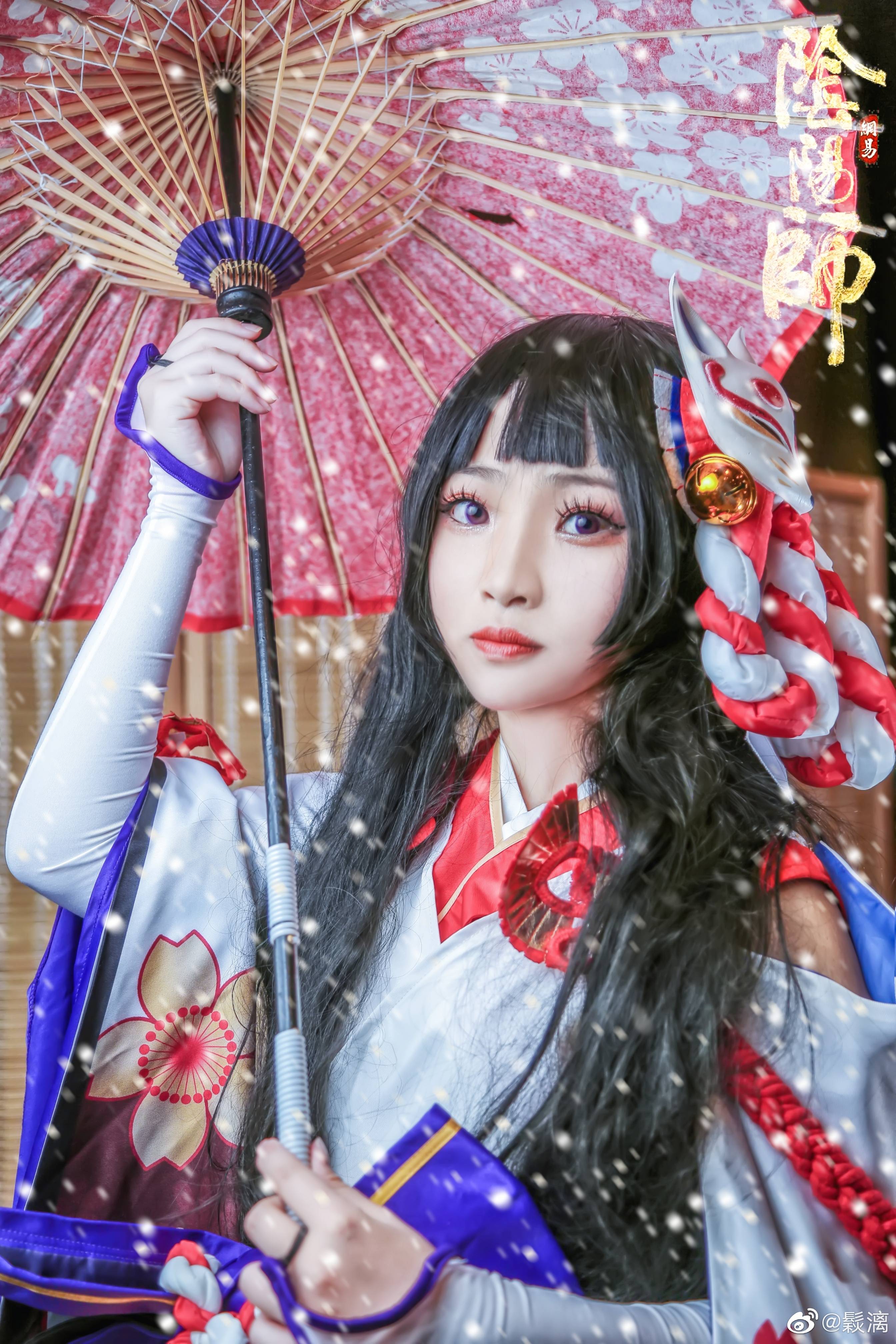 阴阳师cos雪女图片