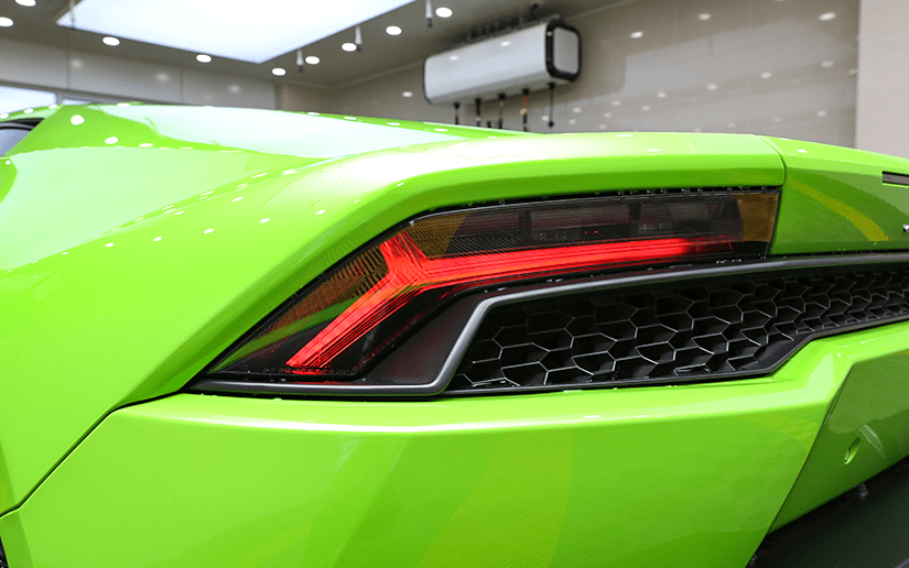 绿色兰博基尼 huracan 玻璃膜 施工 效果_搜狐汽车_搜狐网