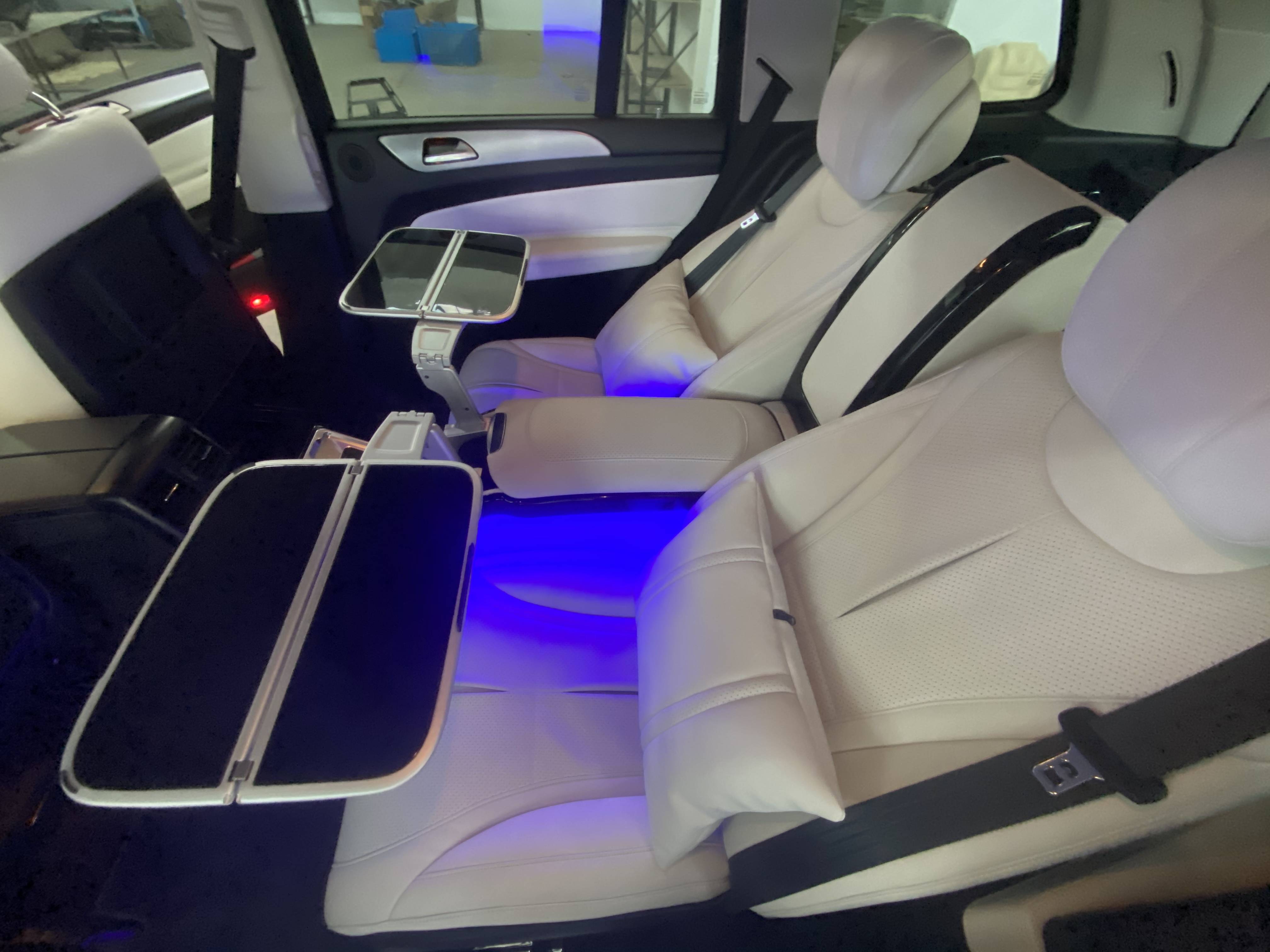 奔驰gls450改装四座升级豪华内饰真实案例