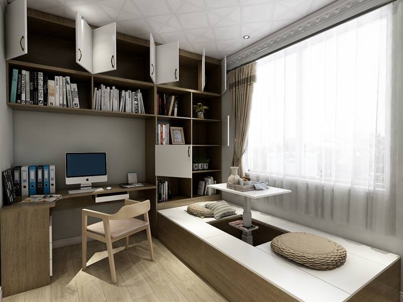 新中式榻榻米设计案例,收纳功能强!