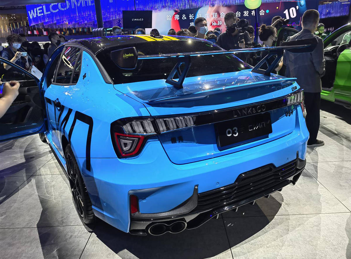 2021成都车展领克03cyan定制版