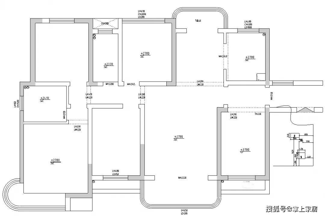 吊顶|151㎡新中式装修风格让你拥有“入则宁静，出则繁华”的生活