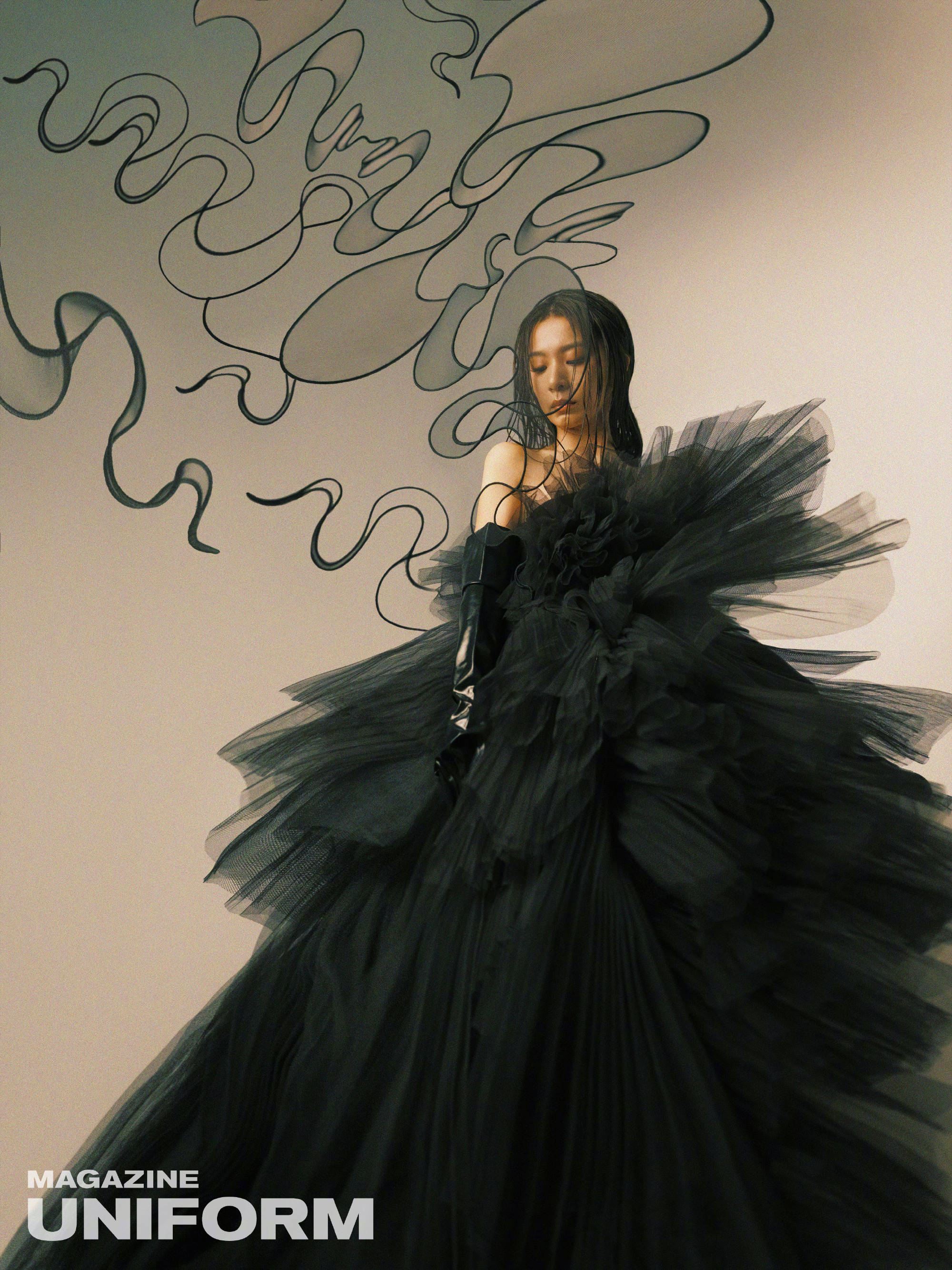 田馥甄多面风格大片曝光 层叠纱裙艳丽不失浪漫