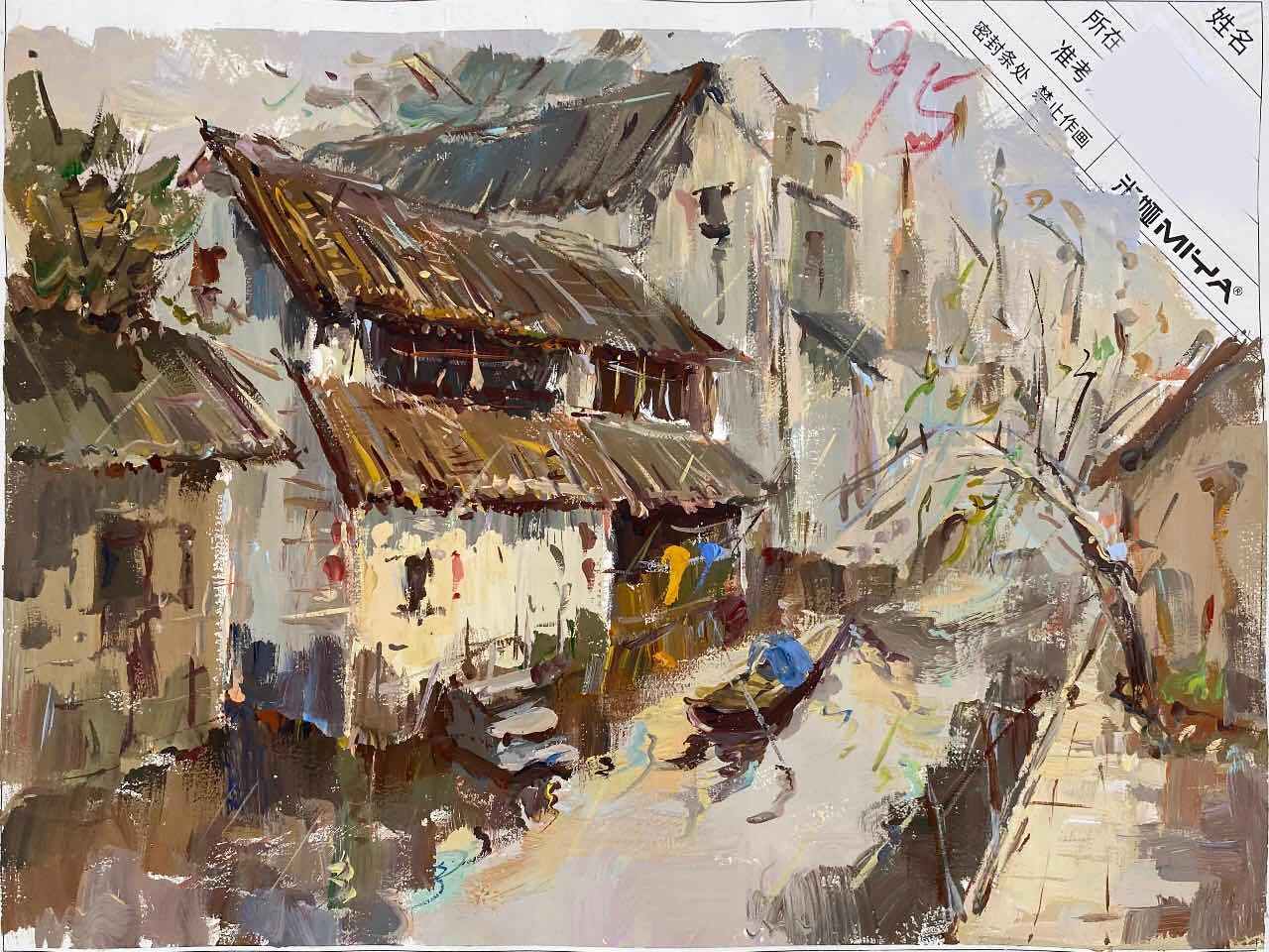 杭州画室浙江省2021届二模色彩高分卷