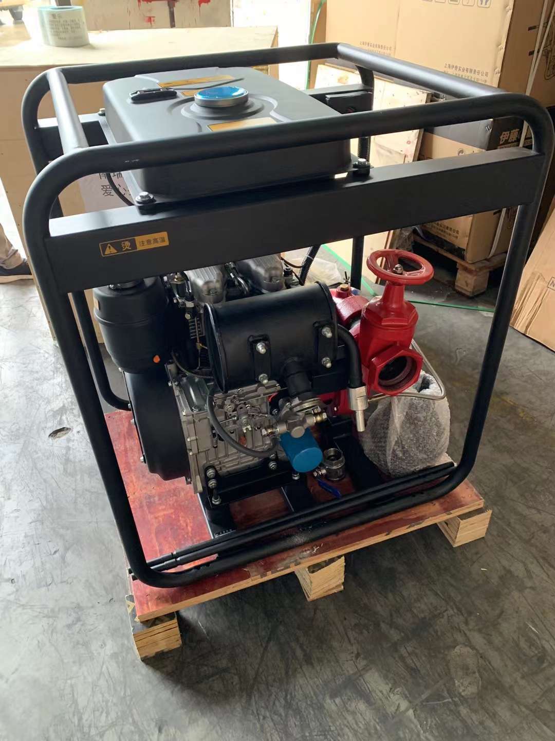 地铁防洪防汛排水泵4寸双缸柴油机高压水泵