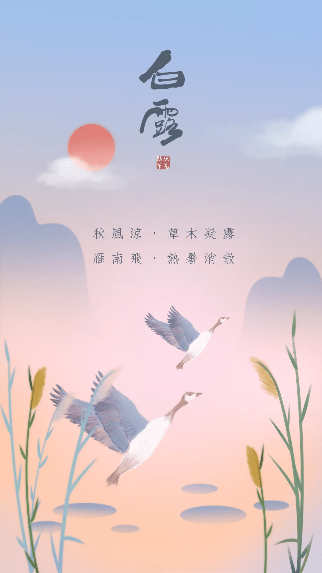 秋深,白露|秋深白露重，大家记得添衣呀