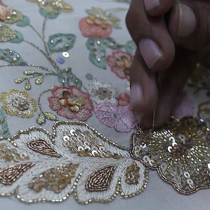 图案|法式刺绣梵芮锦刺绣手工刺绣分享