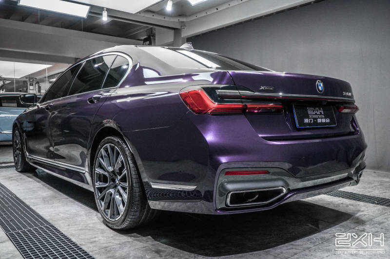 厦门尊享会 宝马七系贴改色膜分享_搜狐汽车_搜狐网