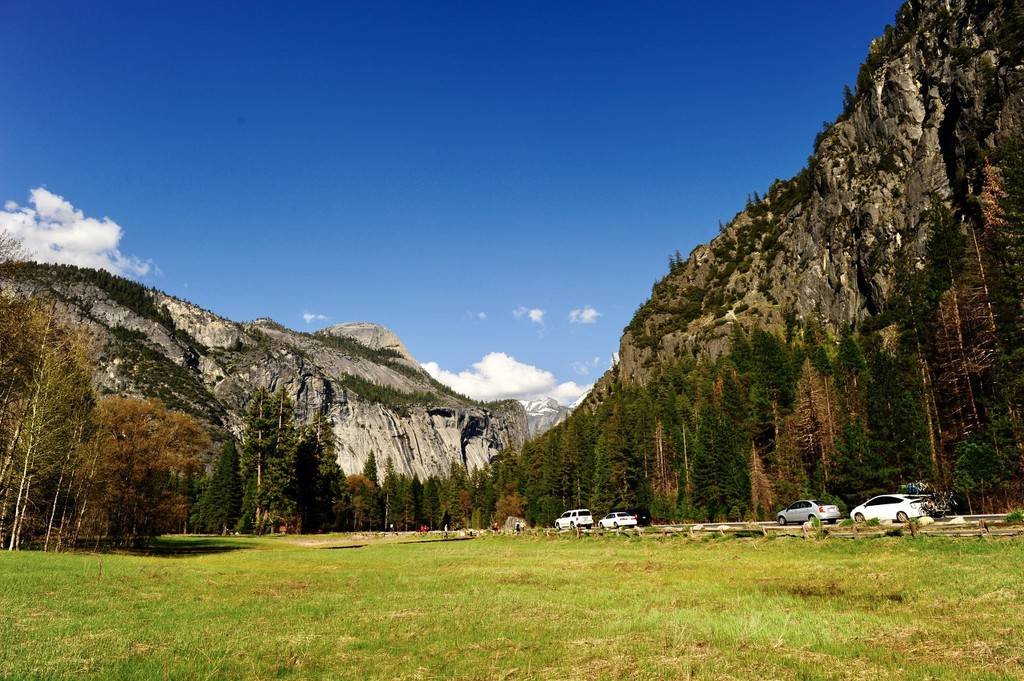 美国优山美地国家公园风景如画 植被葱茂环境优美