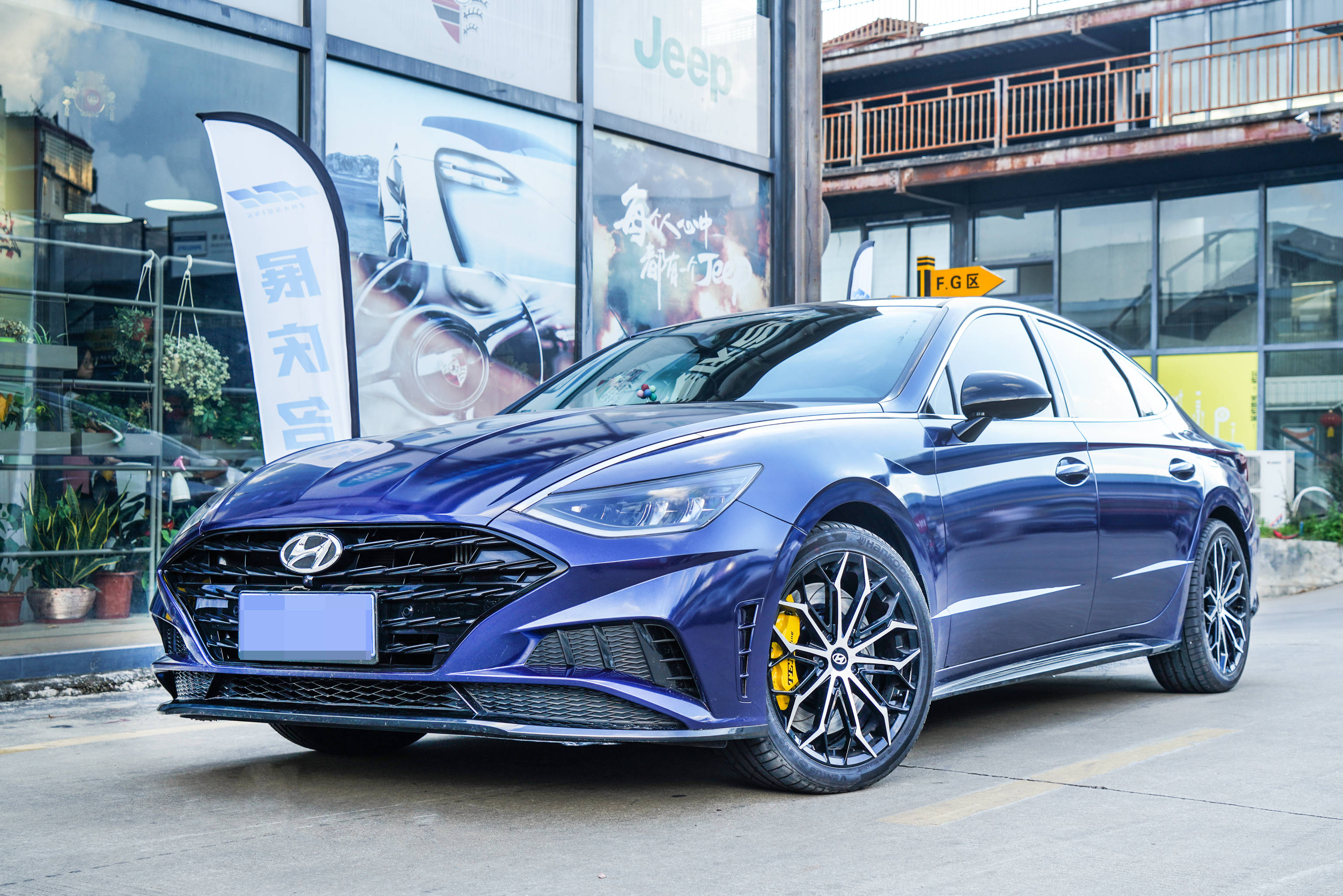 改装案例十代索纳塔改装teiracingp60es刹车卡钳套件ampamp后加大碟