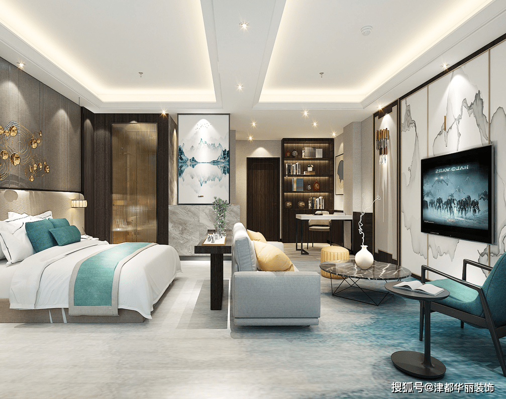 银川装修公司津都华丽银川瑞华酒店设计装修方案鉴赏