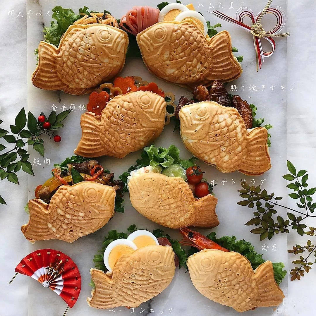 鲷鱼烧竟然还分 野生 和 养殖 不过同样好吃 形状