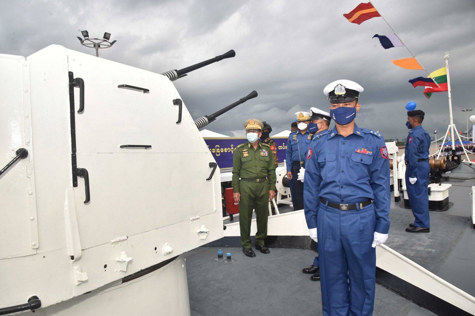 原创缅甸海岸警卫队正式成立隶属缅甸海军拥有四艘老旧舰艇