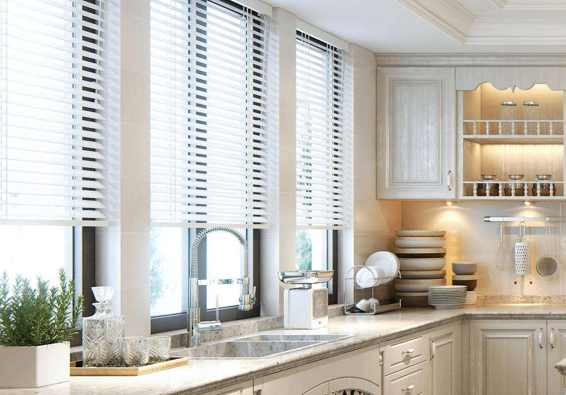 欧式经典厨房窗帘装修装修效果图 – 设计本装修效果图
