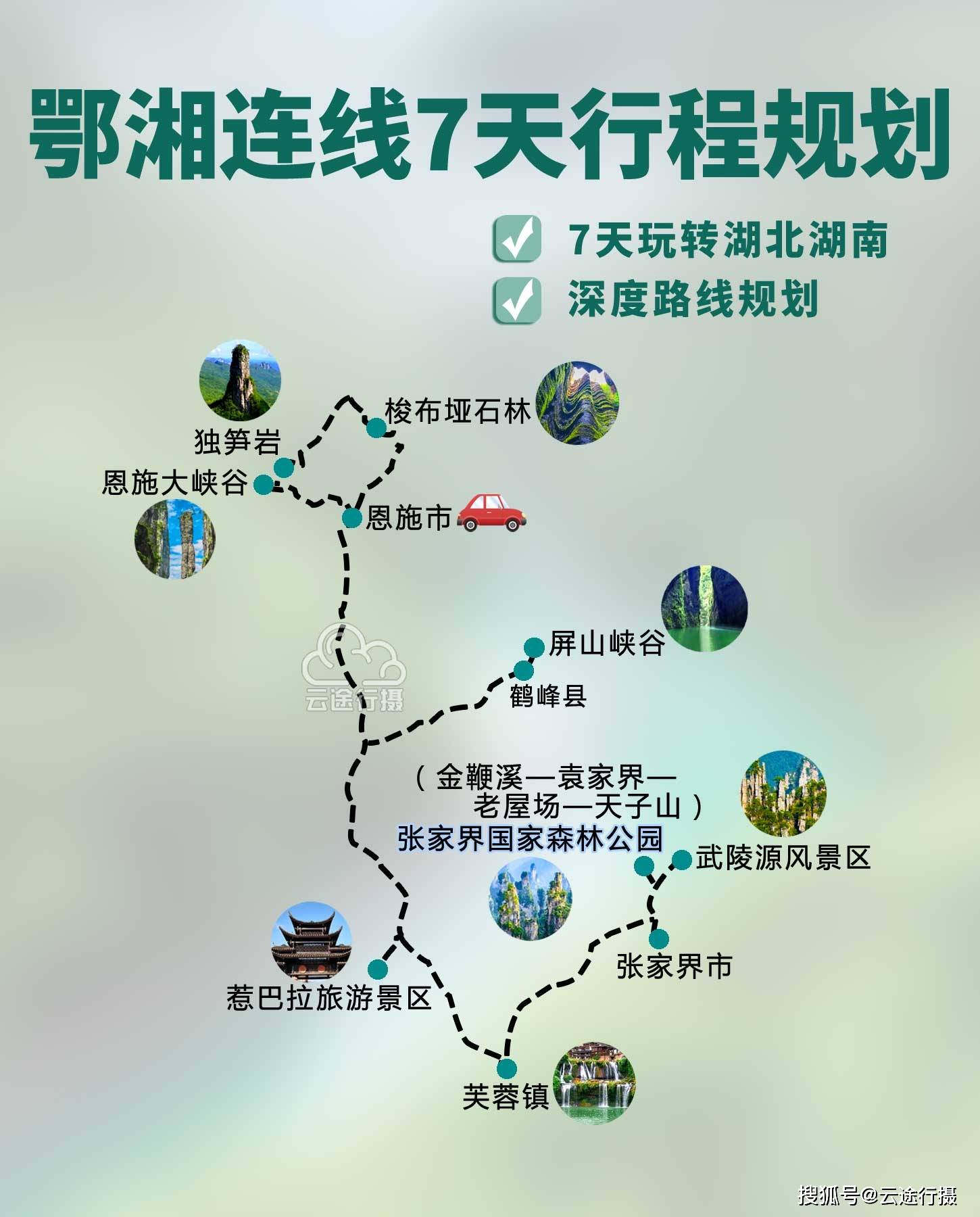 恩施旅游线路图片