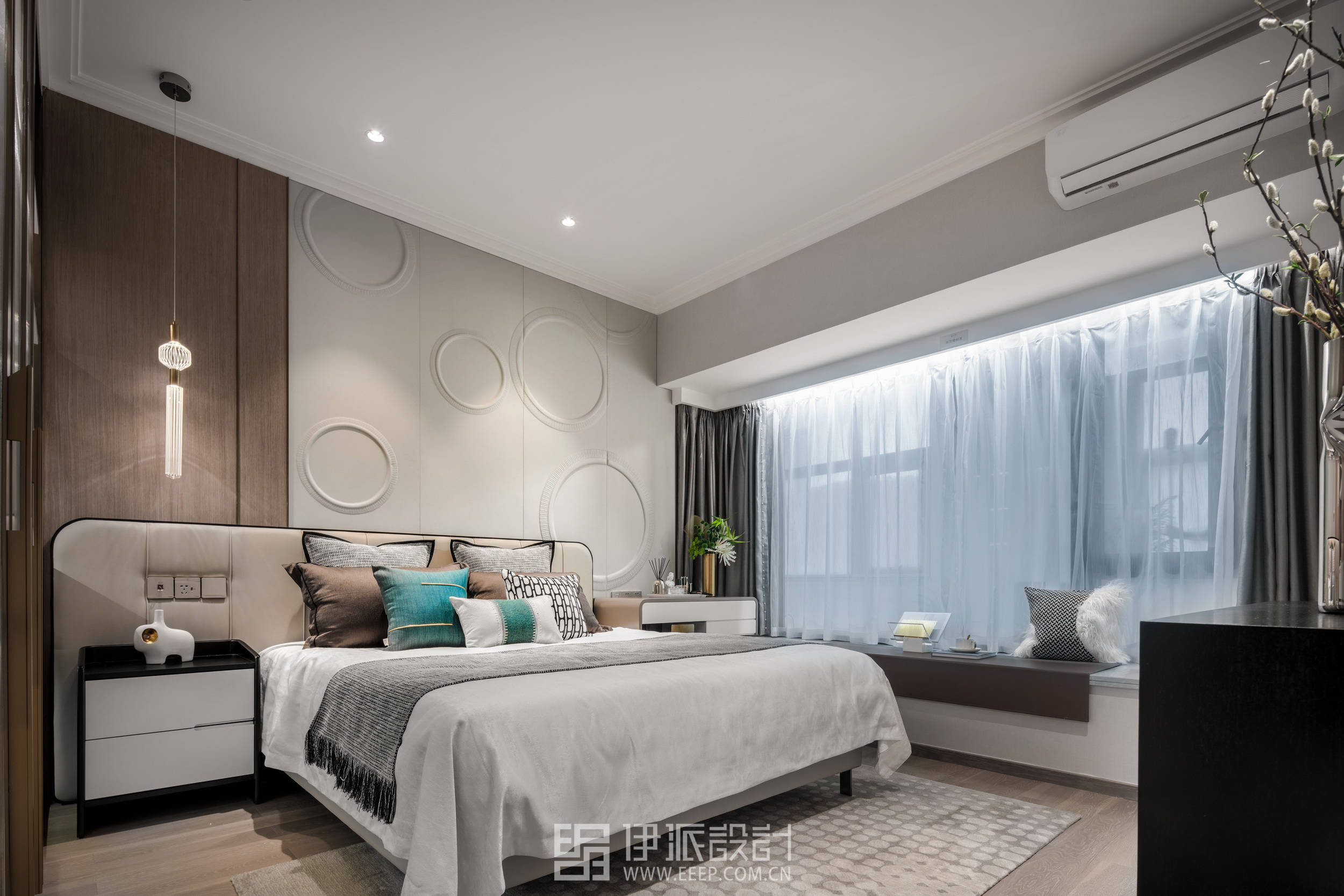 伊派设计|现代轻奢样板房设计