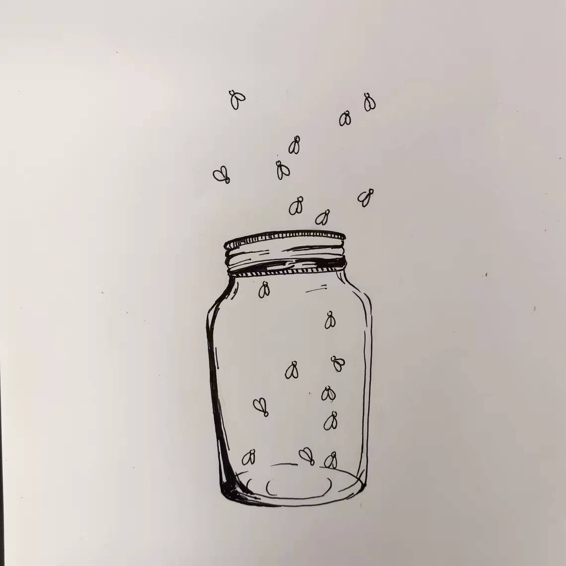 星光戳戳一分钟·教你画一罐萤火虫