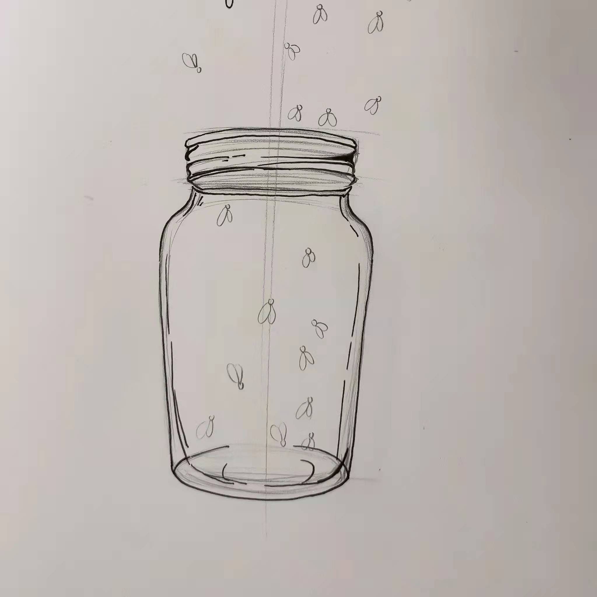 星光戳戳一分钟·教你画一罐萤火虫