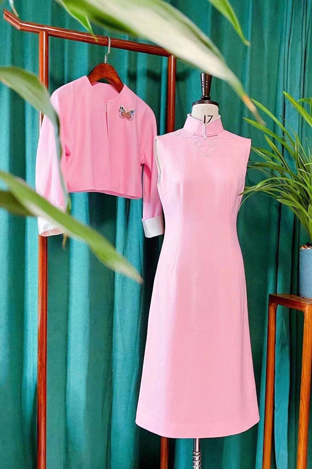 魔杖 梵芮锦刺绣手工刺绣法式刺绣旗袍分享