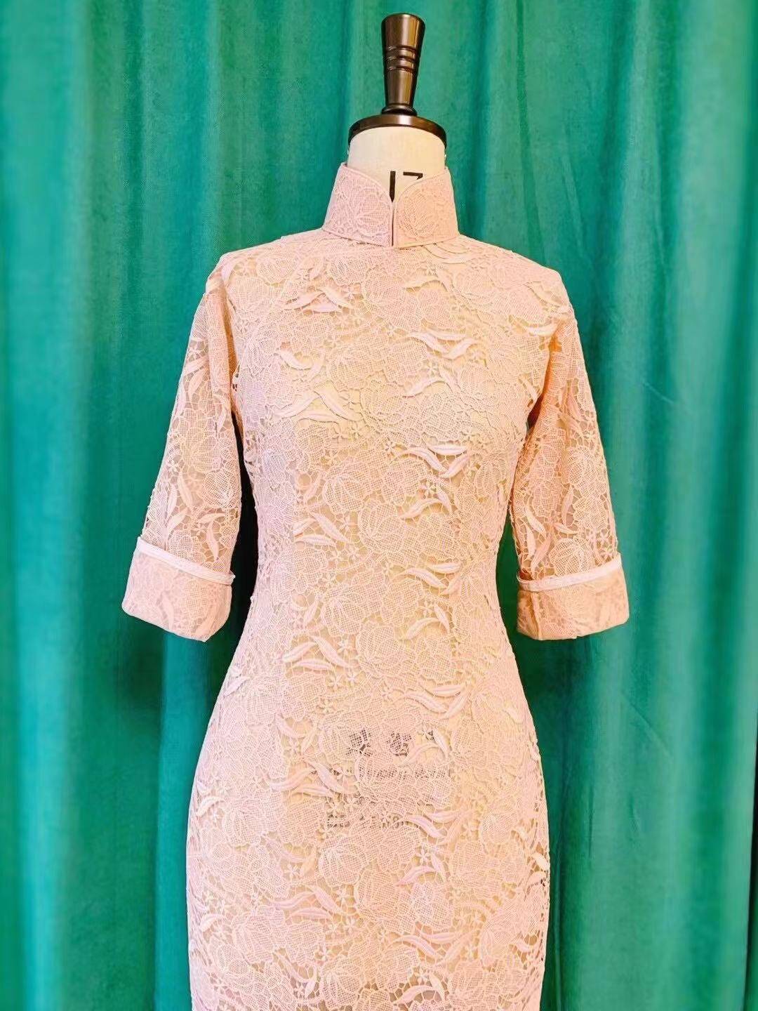 魔杖 梵芮锦刺绣手工刺绣法式刺绣旗袍分享