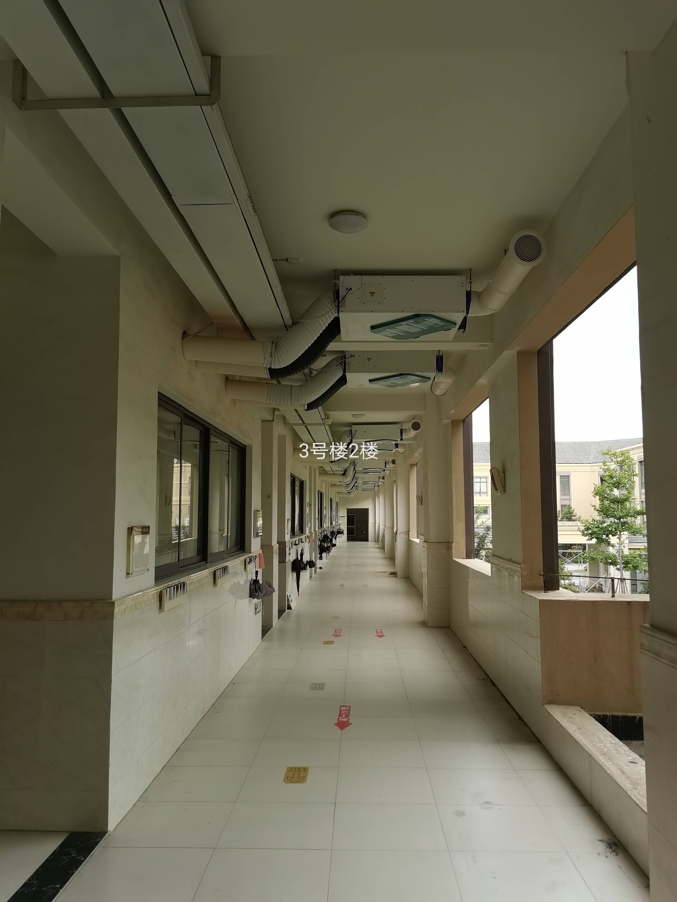 温馨教室工程|温州洞头市第一中学安装米微新风系统