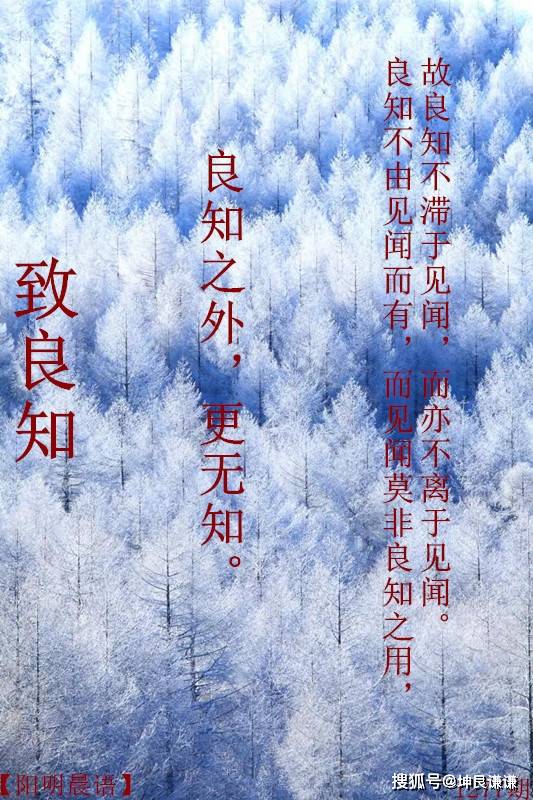 【阳明晨语】1277期 致良知_见闻