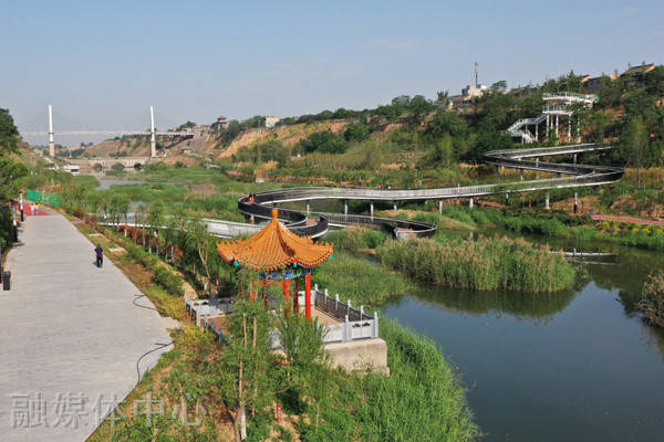 清河湿地公园|咸阳市生态环境局三原分局绿化景观“梳妆” 扮靓城市“颜值”