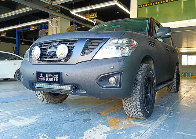 首台途乐v8防护改装,喷涂猿金刚车身防爆装甲漆_搜狐汽车_搜狐网