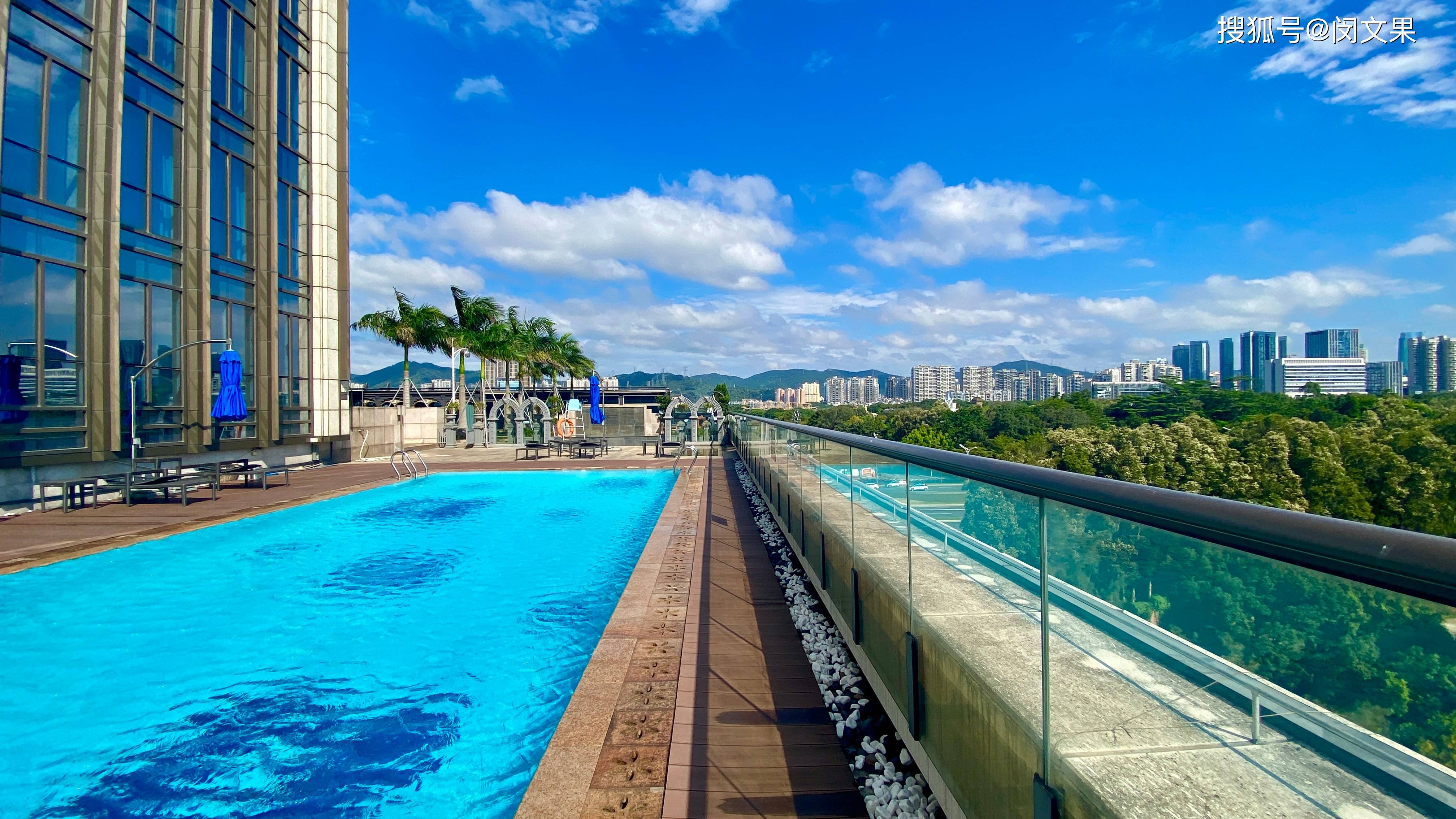 深圳万豪酒店游泳池图片