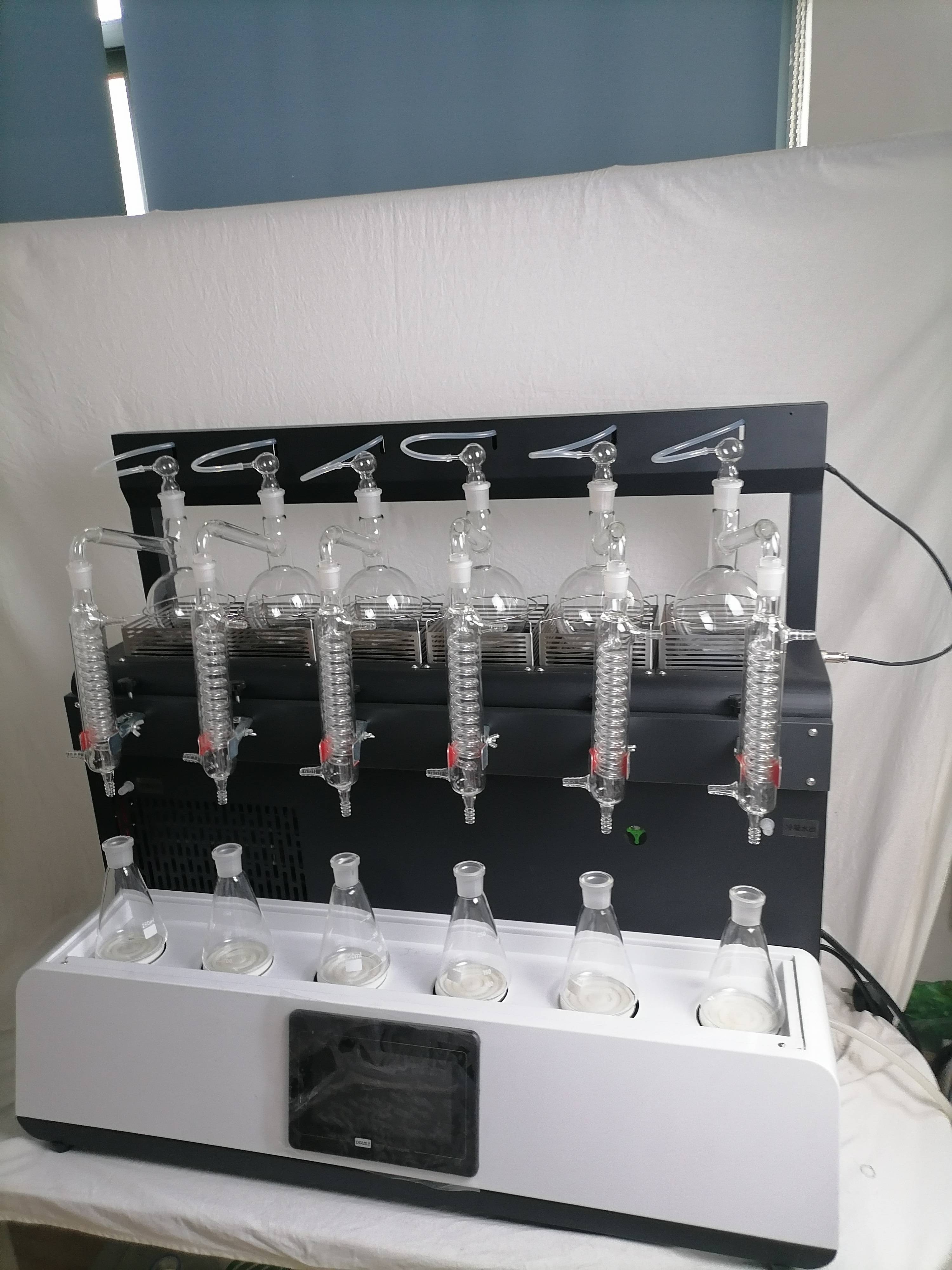 挥发分蒸馏仪 土壤全氮蒸馏装置 氨氮蒸馏装置全套_预处理_自动控制