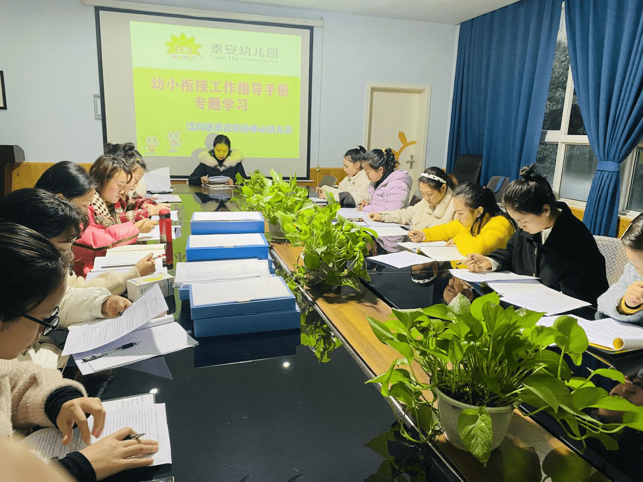 江陽區泰安街道中心幼兒園開展幼小銜接工作專題研討會