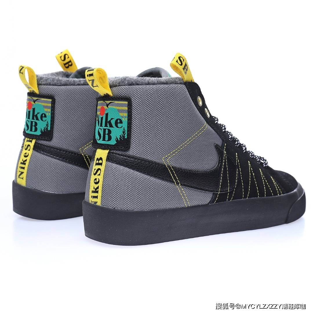 耐克Nike SB Zoom Blazer Mid PRM 经典百搭中帮开拓者休闲运动板鞋