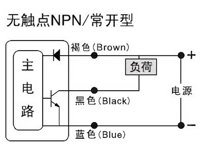 限位开关串联接线图图片