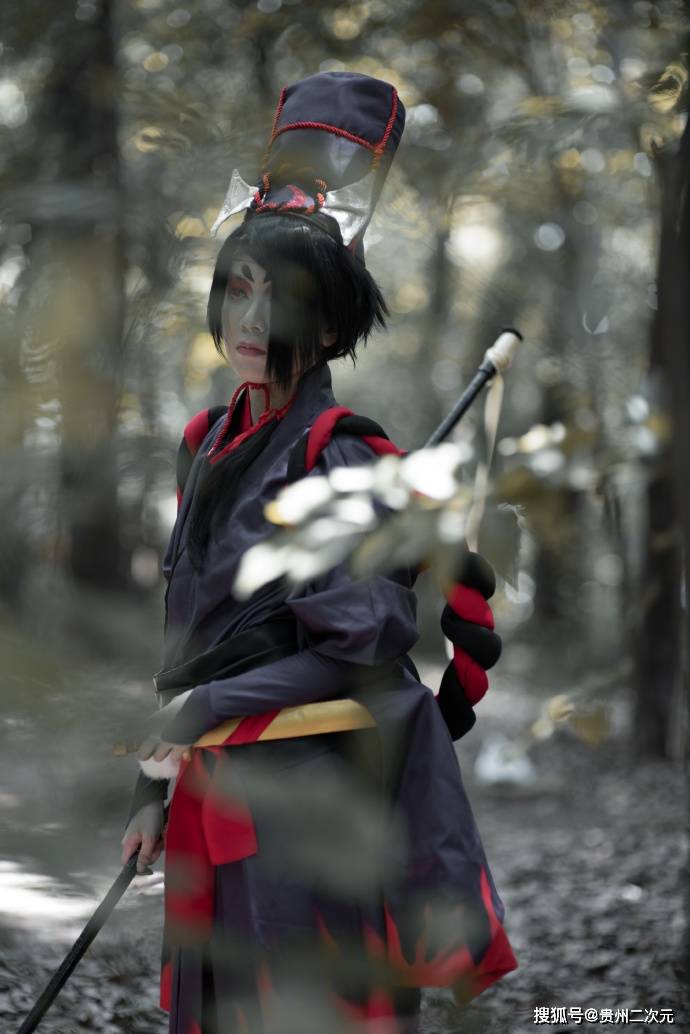 《阴阳师》鬼使黑×鬼使白cosplay