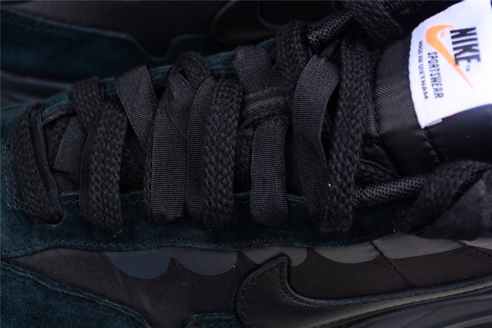 耐克sacaixnikevaporwafflenylonblack黑生胶运动鞋