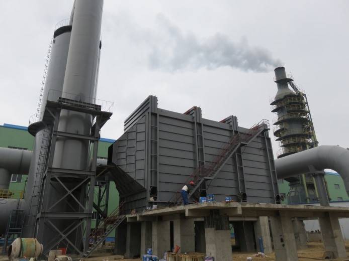 原创聚合物耐酸碱防腐涂料在脱硫脱硝烟道烟囱防腐应用效果明显