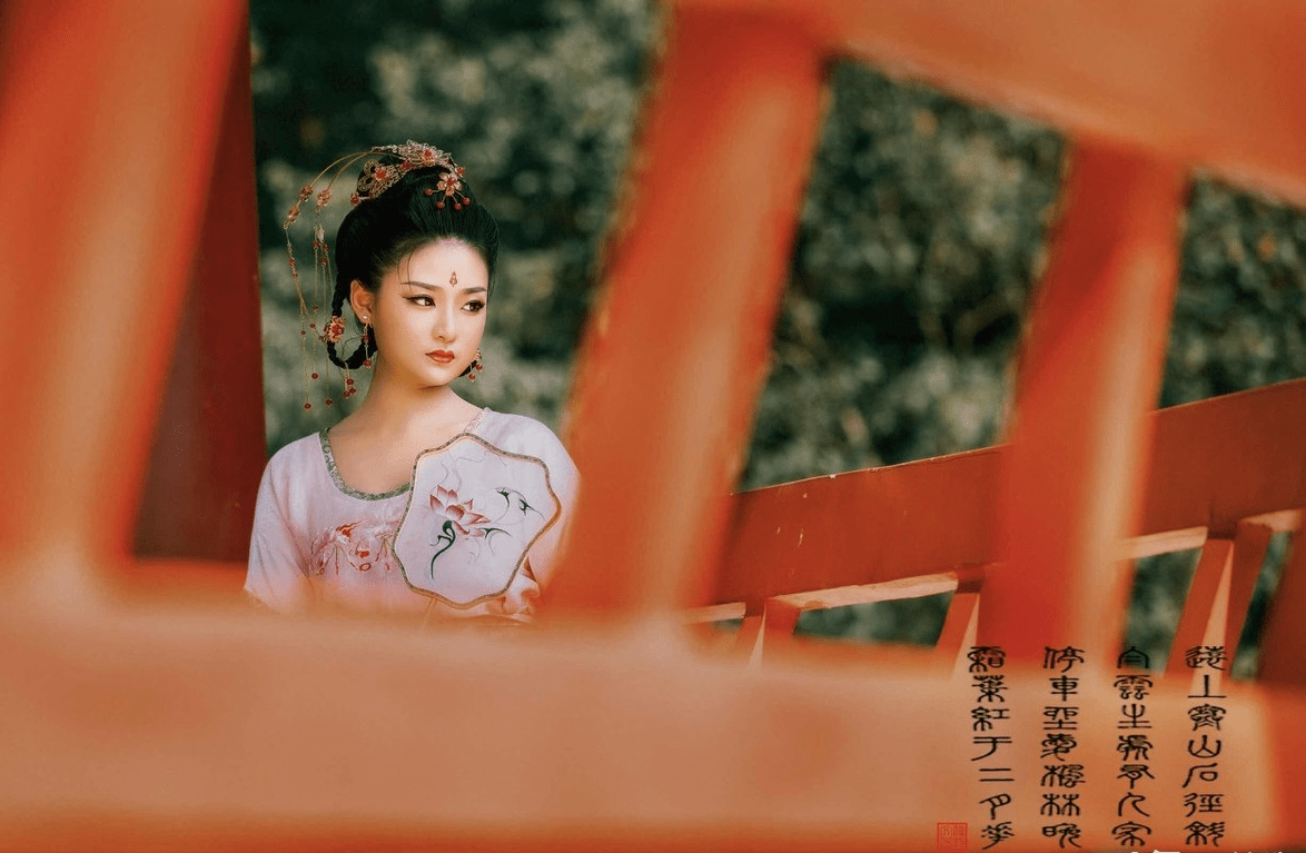 深锁宫墙的宫女,难出宫门,仿佛被一道重重的枷锁