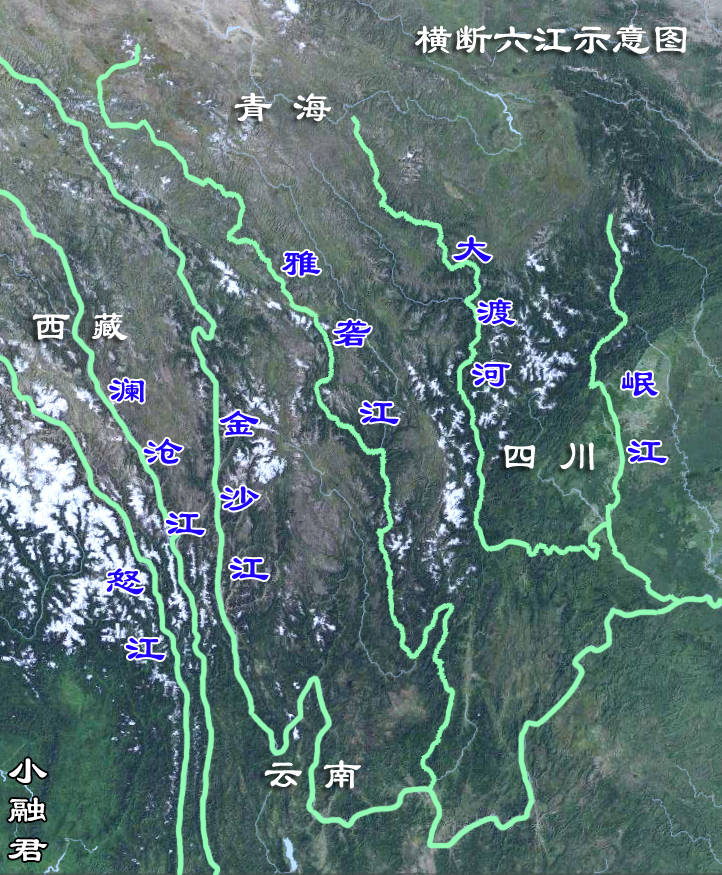 四川大渡河水系图图片