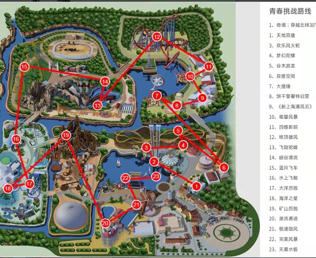 上海欢乐谷行李寄存的地方上海欢乐谷门票游玩路线攻略