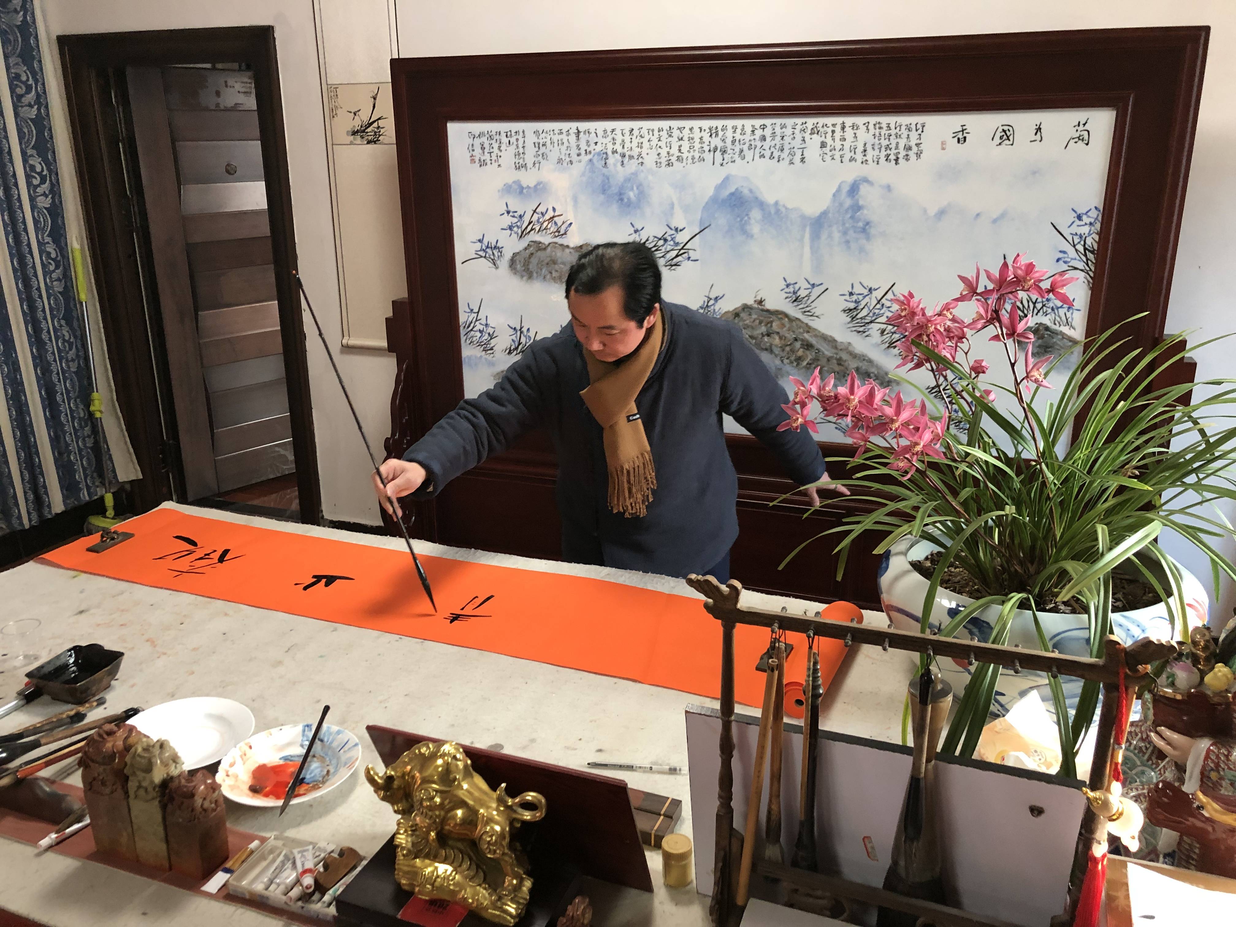 姚运龙先生书法润格目前1.9万/平方尺 国画润格目前2.