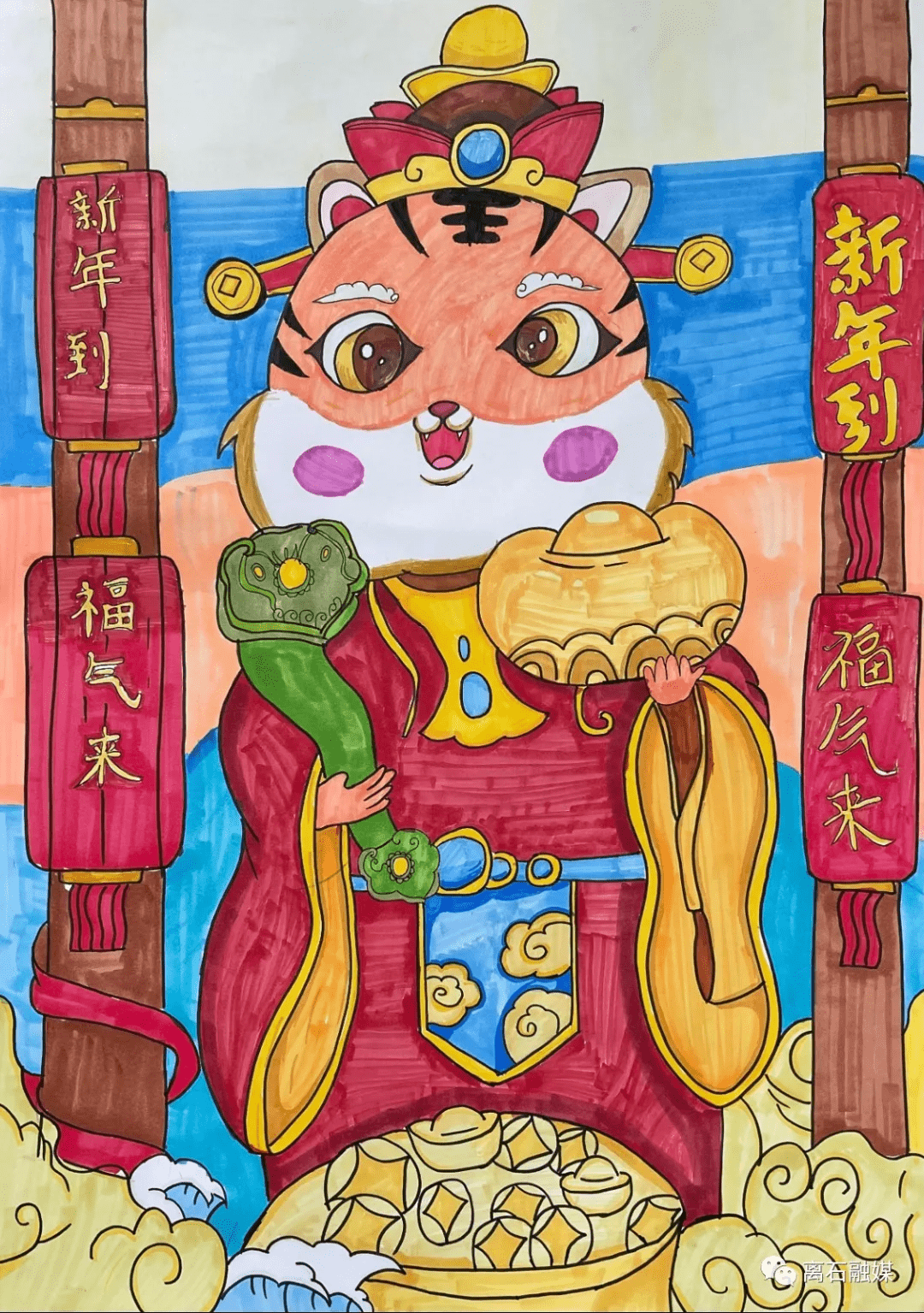 高森|离石区开展“赏年画 过大年”春节线上展览活动