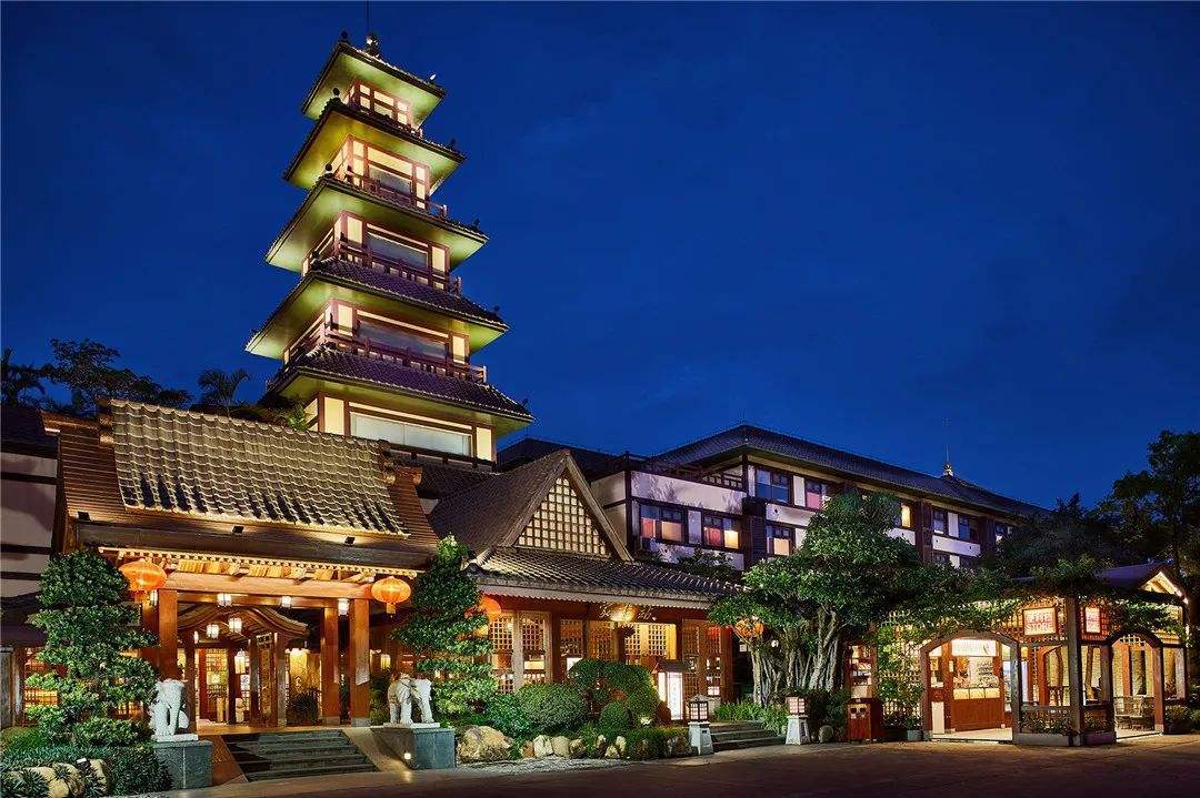 御温泉渡假村共由八部分组成,分别为海洋温泉,海泉湾大酒店,神秘岛