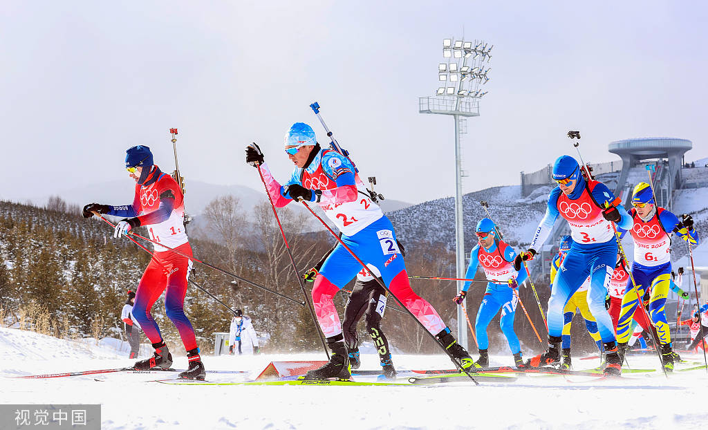 組圖冬季兩項男子475km接力賽中國選手出戰