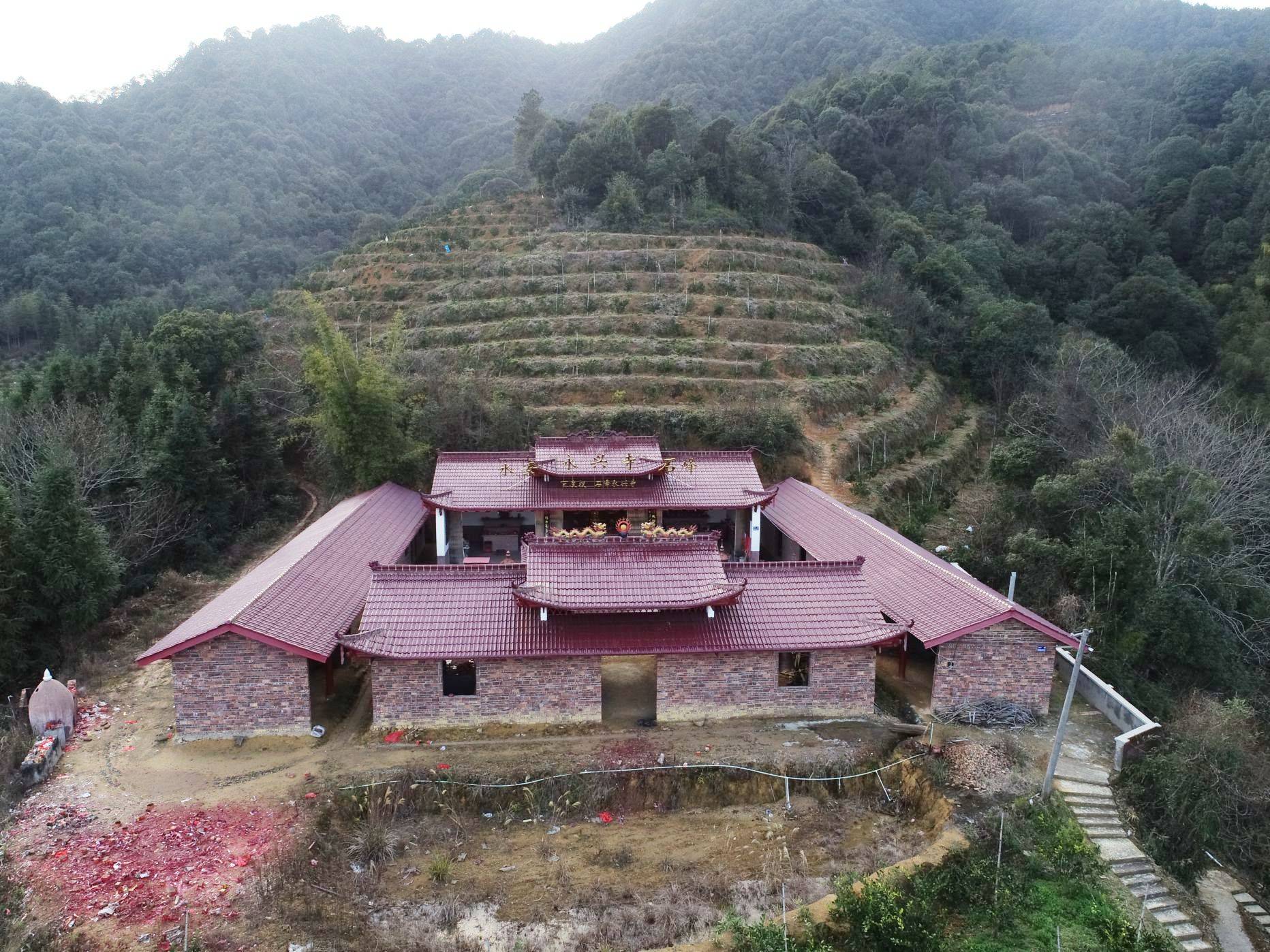 管其乾|无人机鸟瞰中华网友第一庙福建石峰永兴寺