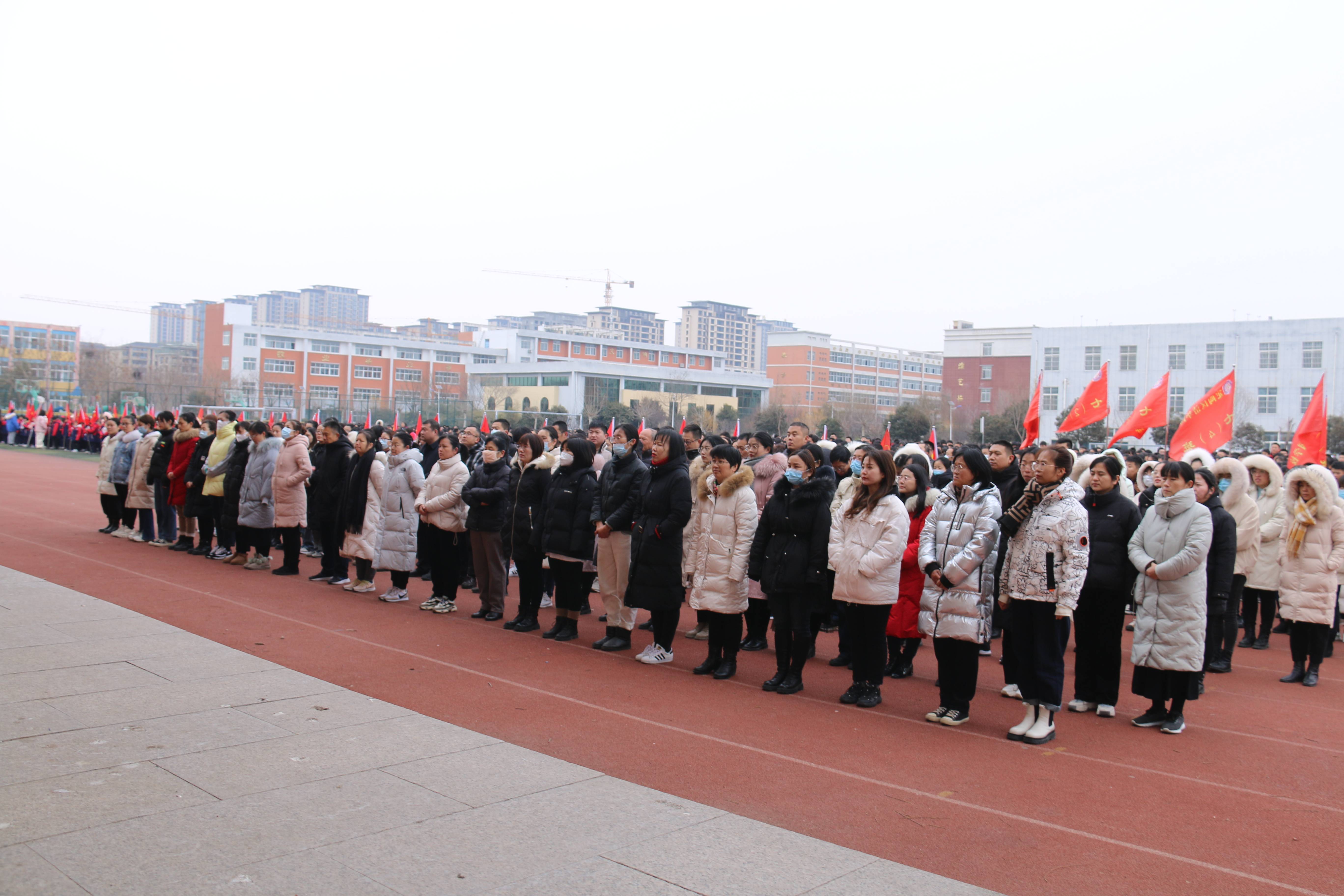 菏泽市定陶区清华园学校举行2022年春季开学典礼