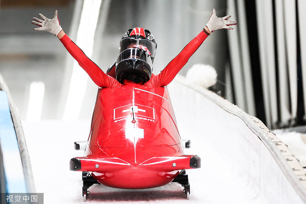 组图女子双人雪车决赛德国组合夺金