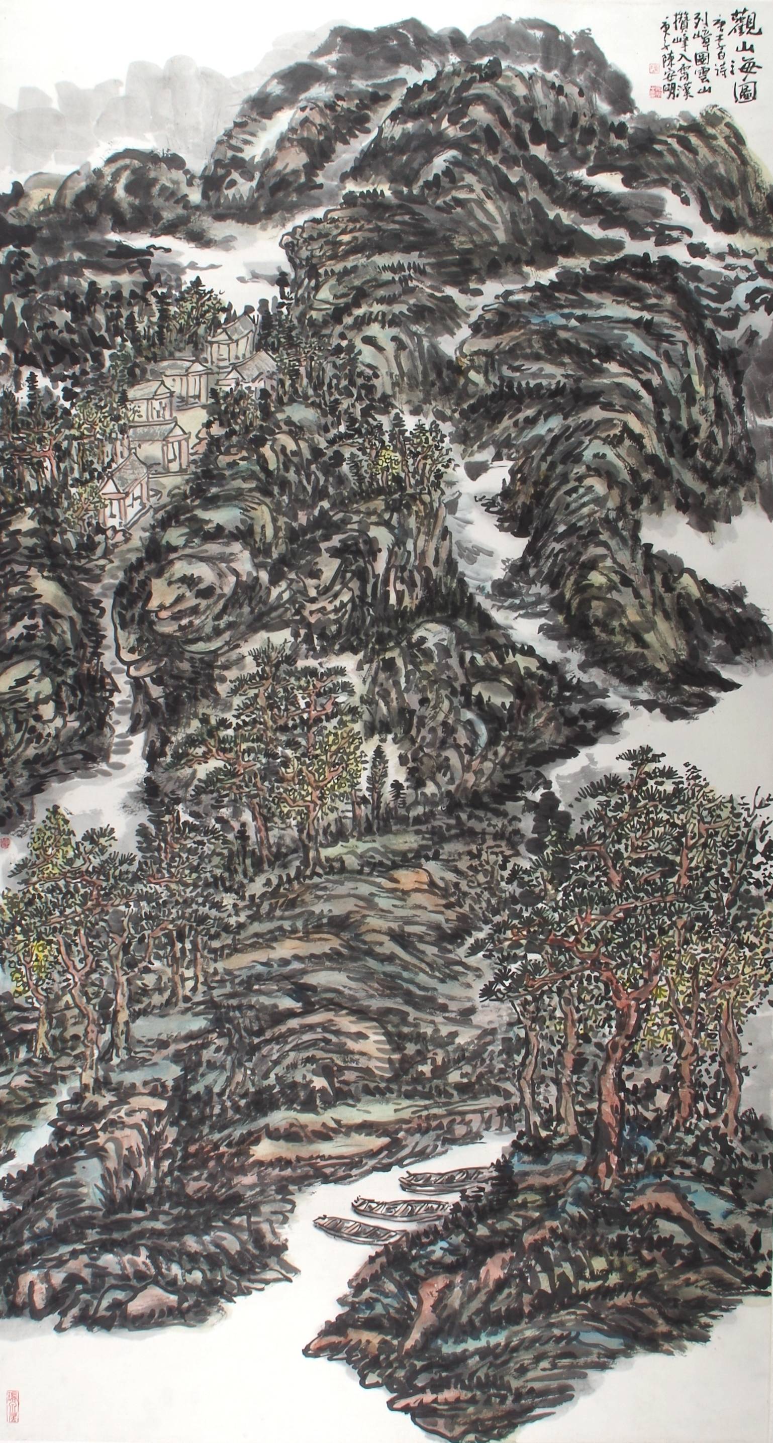 9,观山海图96x17610,春融只待乾坤醉127x6311,春妍99x6912,春雨出岫46