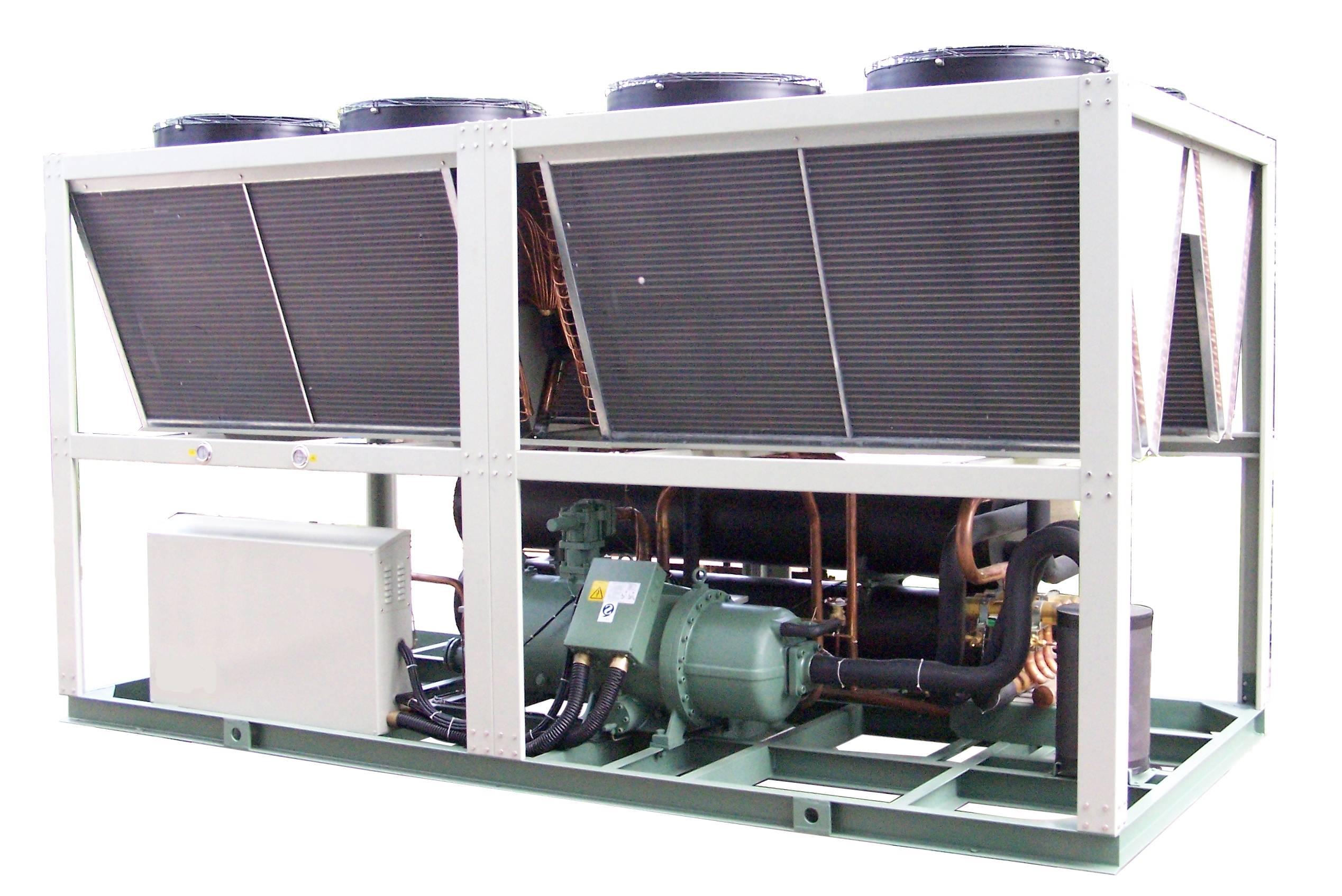 30℃超低环温螺杆式风冷热泵采暖机组—螺杆式空气能热泵集中供暖
