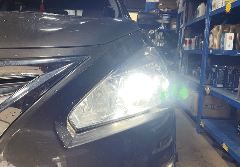 拒绝蜡烛灯天籁升级九加一led汽车大灯经验教程